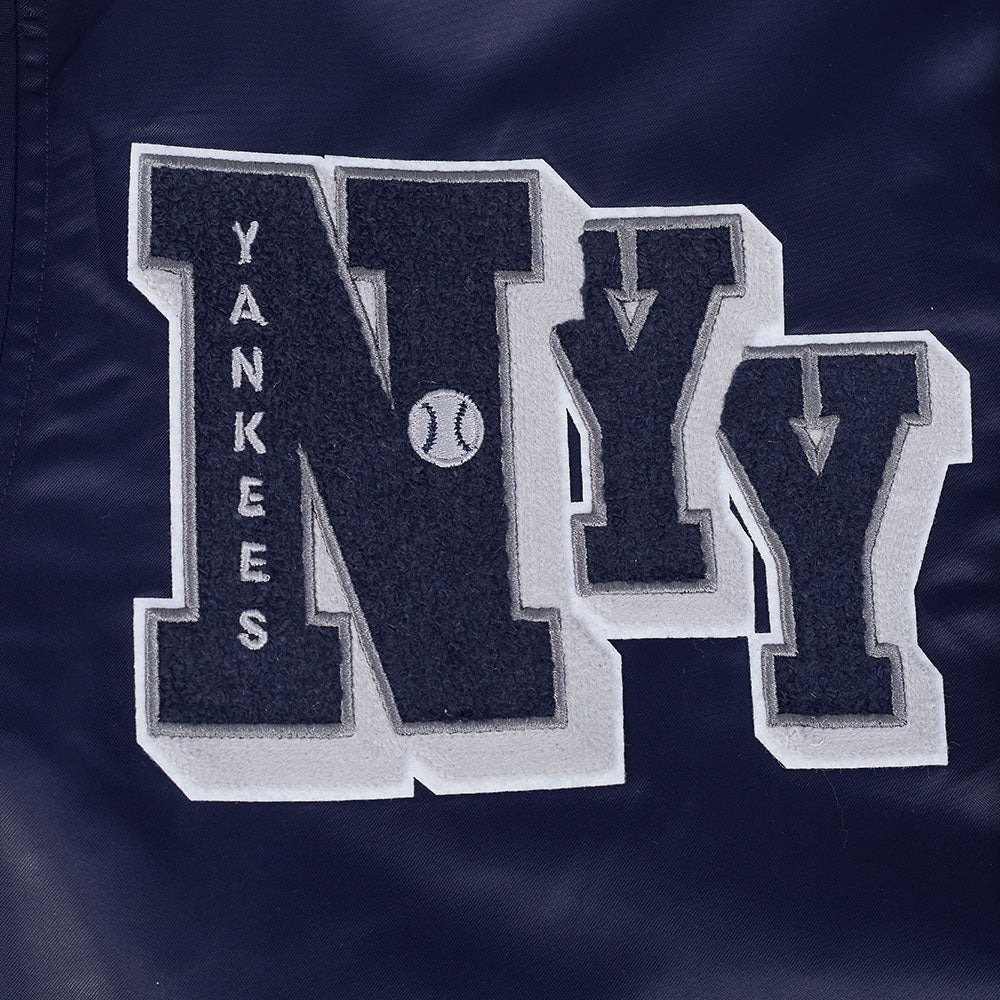 MLB NEW YORK YANKEES BEST OF MEN'S RIB SATIN JACKET (MIDNIGHT NAVY) - Image 10