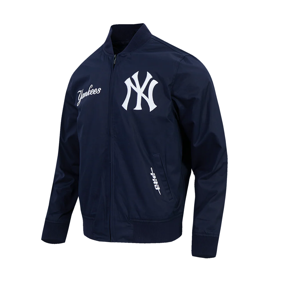 MLB NEW YORK YANKEES WINGSPAN MEN'S TWILL JACKET (MIDNIGHT NAVY) - Image 3