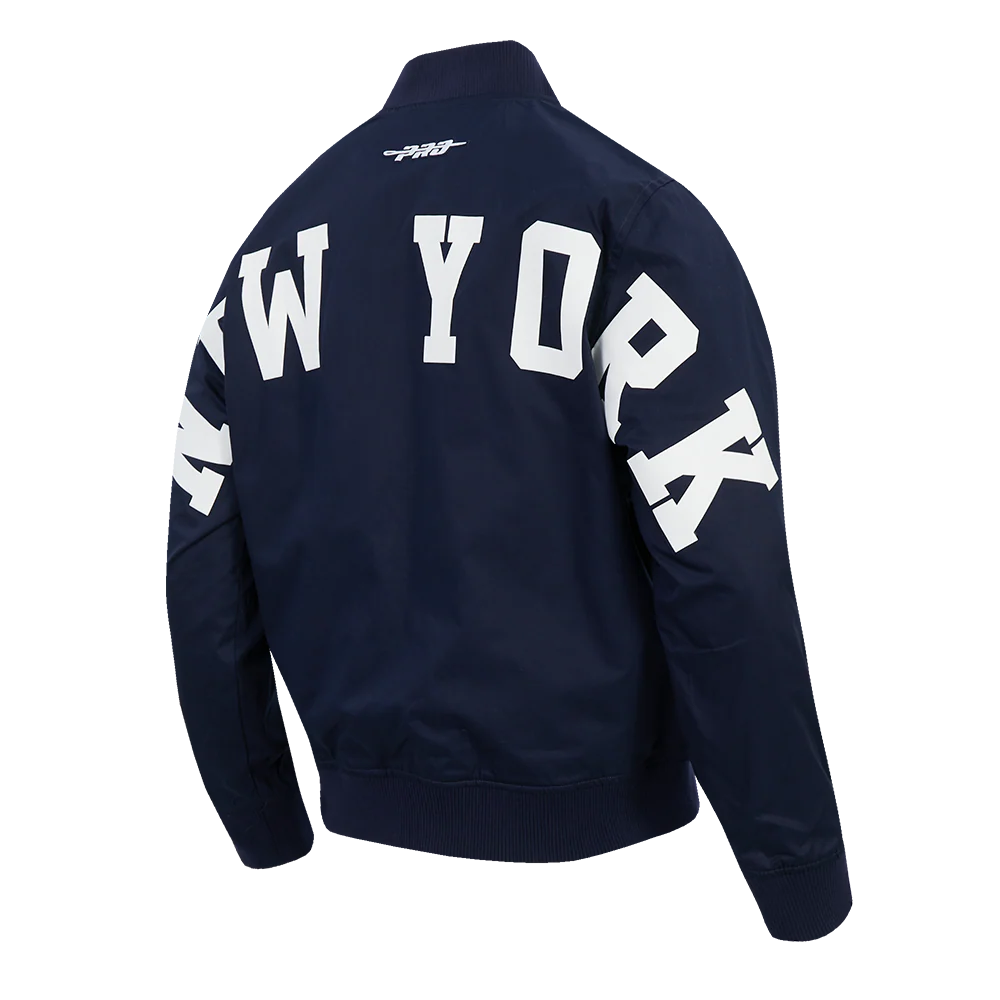 MLB NEW YORK YANKEES WINGSPAN MEN'S TWILL JACKET (MIDNIGHT NAVY) - Image 4