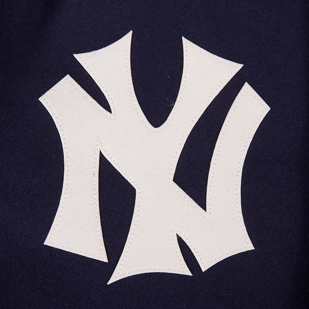 MLB NEW YORK YANKEES FIRST TEAM MEN'S VARSITY JACKET (MIDNIGHT NAVY) - Image 6