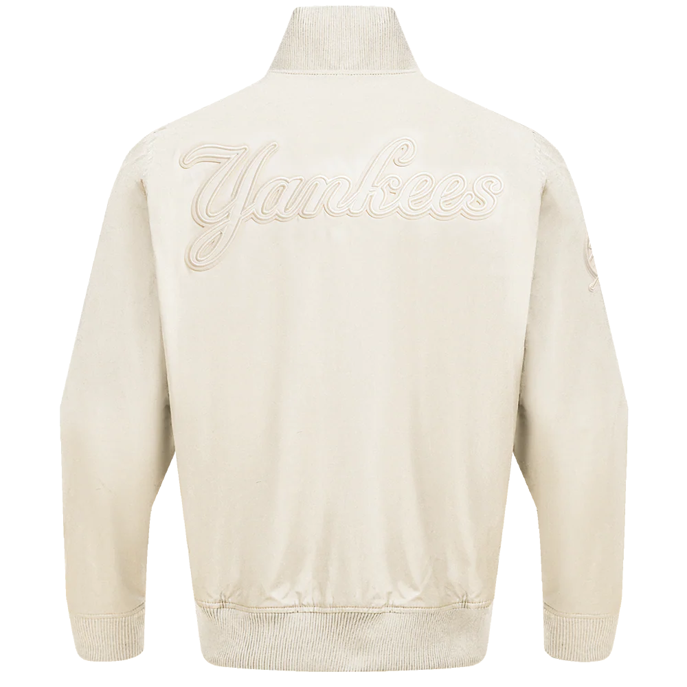 MLB NEW YORK YANKEES NEUTRAL TWILL JACKET (EGGSHELL) - Image 4