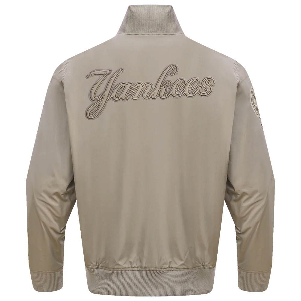 MLB NEW YORK YANKEES NEUTRAL TWILL JACKET (TAUPE) - Image 4