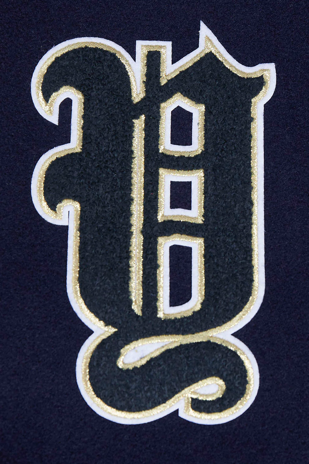 MLB NEW YORK YANKEES PRO PREP MEN'S WOOL VARSITY JACKET (MIDNIGHT NAVY/WHITE) - Image 6