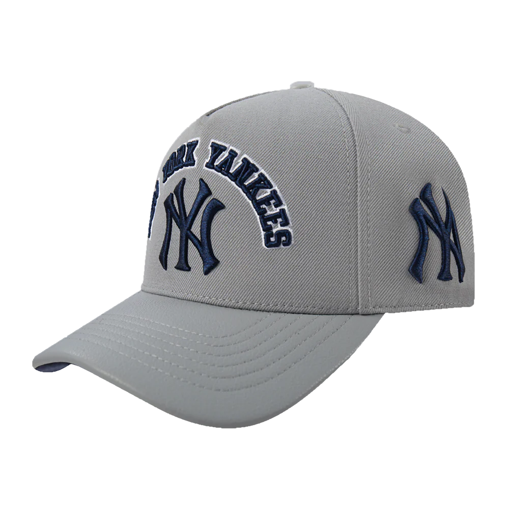 MLB NEW YORK YANKEES AREA CODE M PINCH FRONT STRAPBACK (GRAY) - Image 3