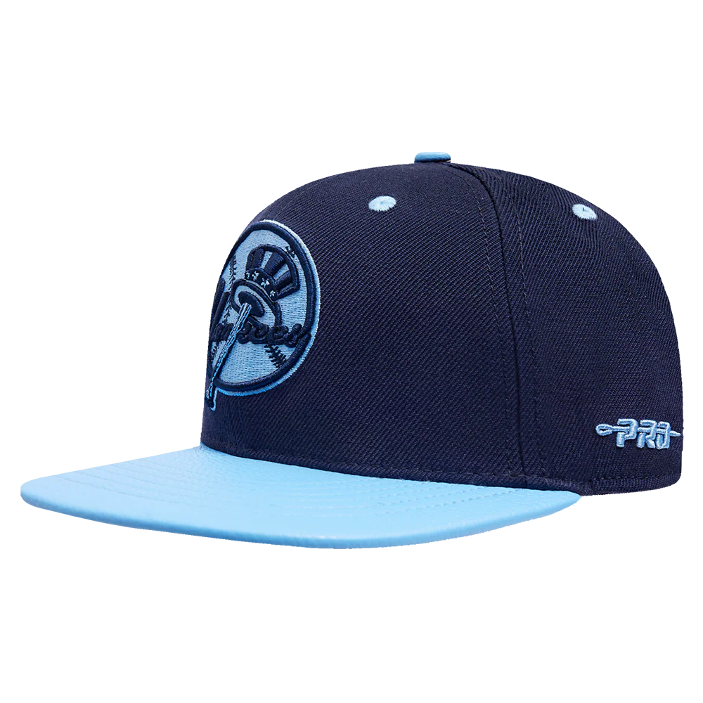 MLB NEW YORK YANKEES BLUEBERRY 2 TONE LOGO STRAPBACK (MIDNIGHT NAVY/ UNIVERSITY BLUE) - Image 2