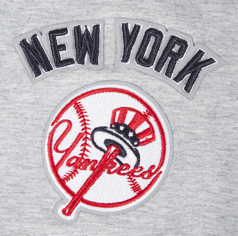 MLB NEW YORK YANKEES MASHUP WOMEN'S BOXY TOP (HEATHER GREY) - Image 6