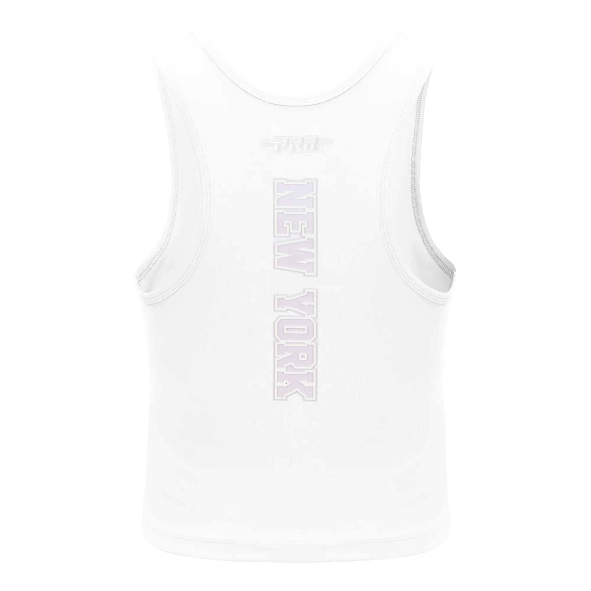 MLB NEW YORK YANKEES HOLOGRAM WOMEN'S FITTED RACERBACK (WHITE) - Image 3