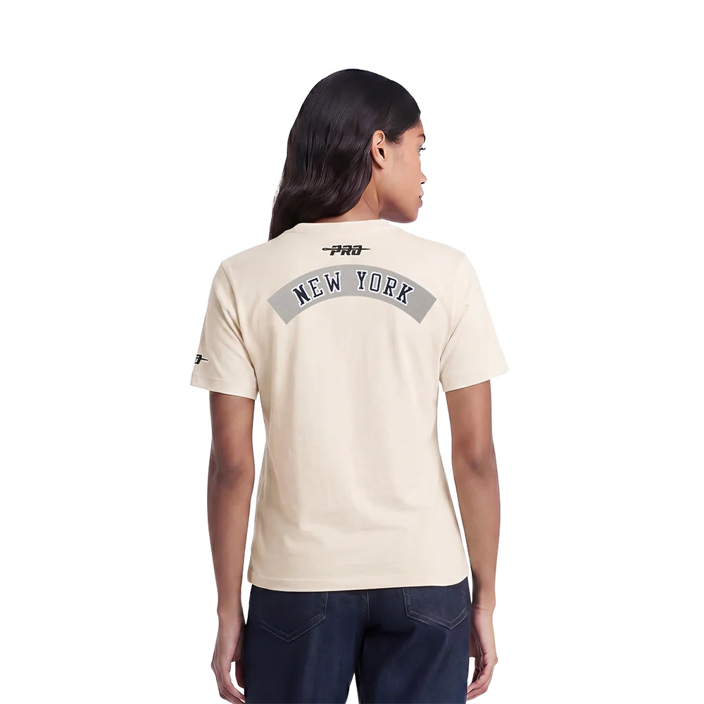 MLB NEW YORK YANKEES BEST OF WOMEN'S SS SLIM FIT TEE (EGGSHELL) - Image 2