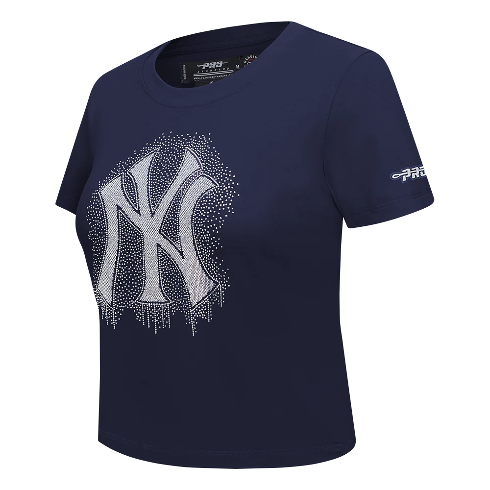 MLB NEW YORK YANKEES LEGACY WOMEN'S SJ SLIM FIT TEE (MIDNIGHT NAVY)