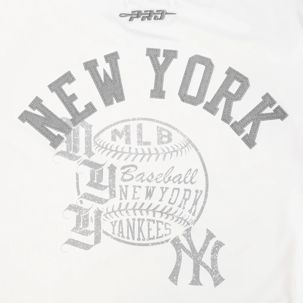 MLB NEW YORK YANKEES STREET TEAM WOMEN'S SJ SLIM FIT TEE (EGGSHELL) - Image 7