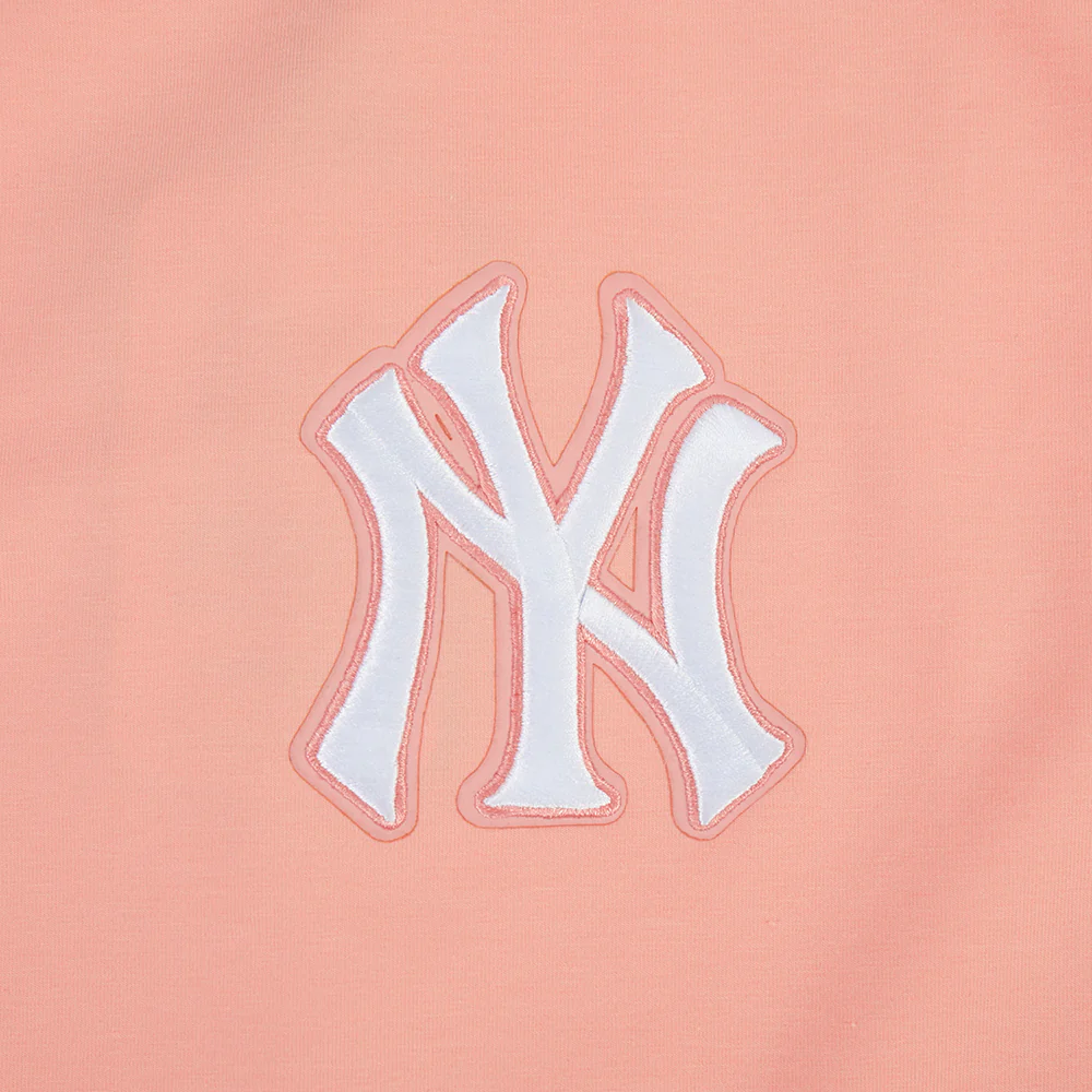 MLB NEW YORK YANKEES WINGSPAN WOMEN'S SJ BOXY TEE (GUAVA) - Image 5