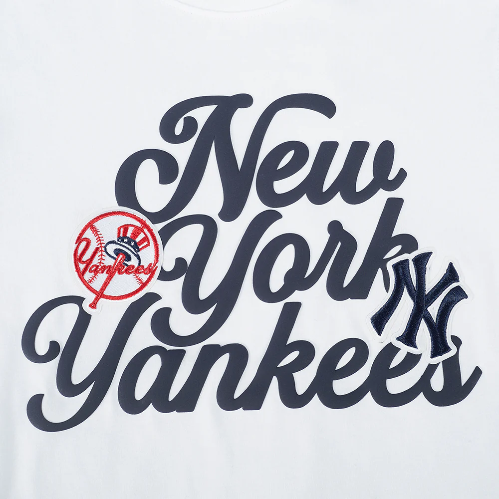 MLB NEW YORK YANKEES SOUVENIR BIG BOY'S SS TEE (WHITE) - Image 5