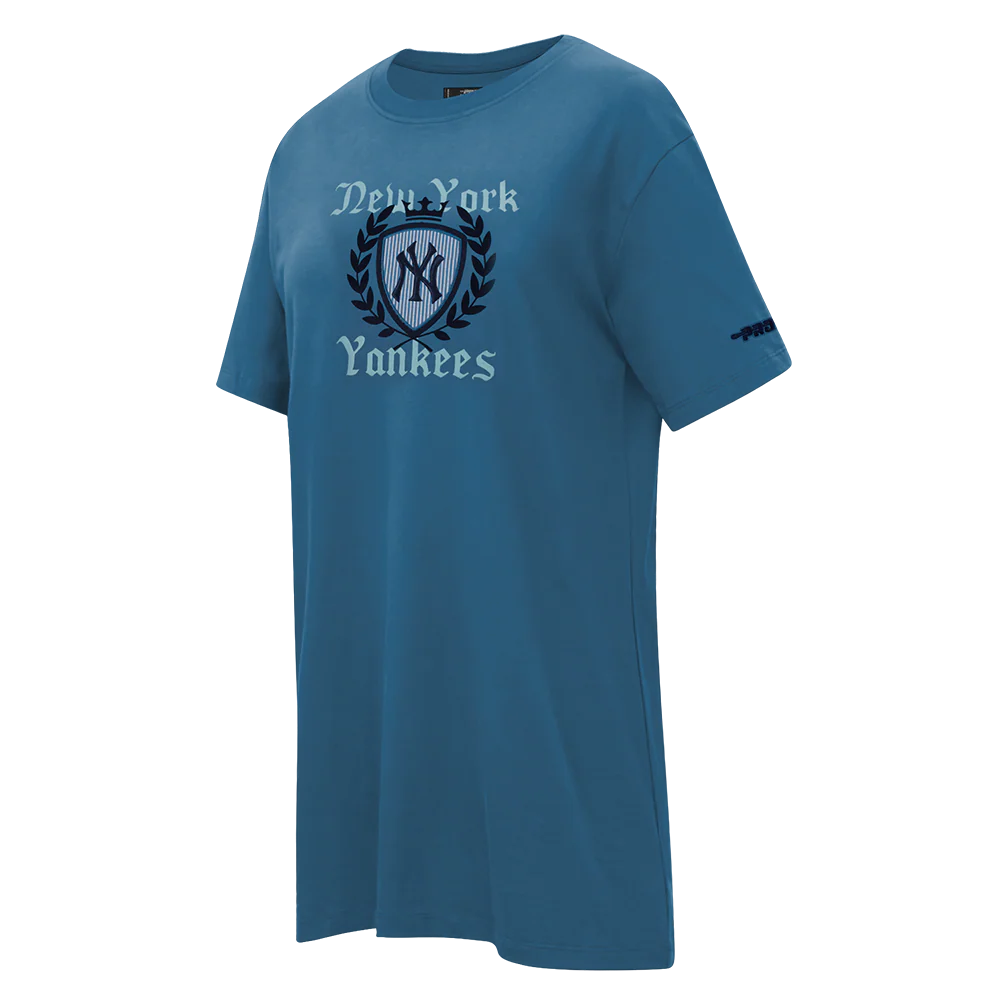 MLB NEW YORK YANKEES COUNTRY CLUB WOMEN'S TOP DRESS (STEEL BLUE) - Image 2