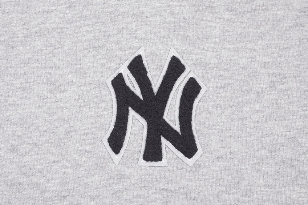 MLB NEW YORK YANKEES CLASSIC WOMEN'S HOODIE DRESS (HEATHER GREY) - Image 6