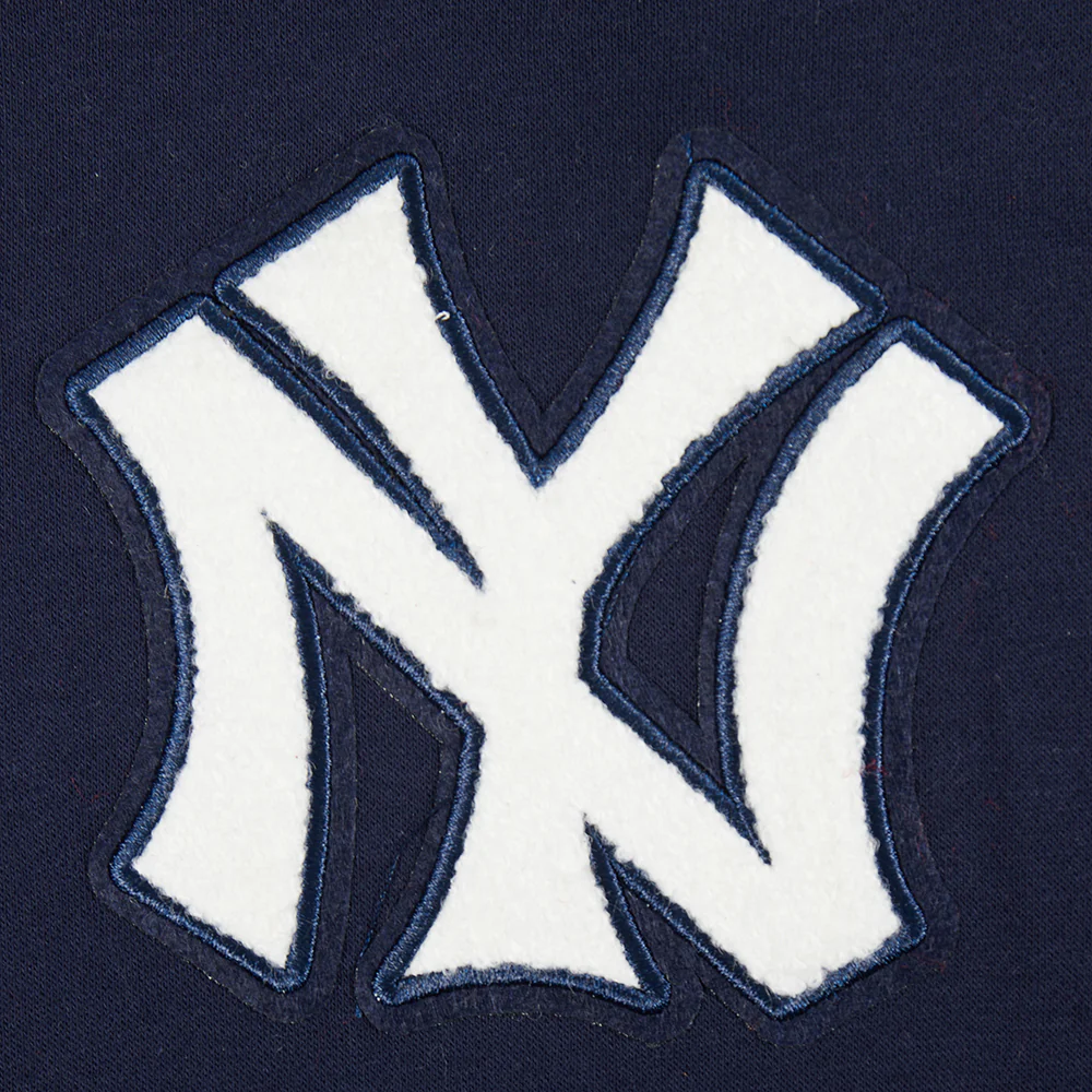 MLB NEW YORK YANKEES RETRO CLASSIC BIG BOYS RIB FLEECE PULLOVER HOODIE (MIDNIGHT NAVY) - Image 8