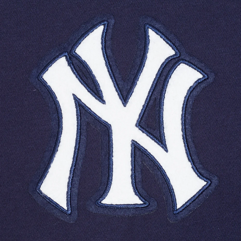 NEW YORK YANKEES SOUVENIR BIG BOY'S FLEECE CREWNECK (MIDNIGHT NAVY) - Image 6