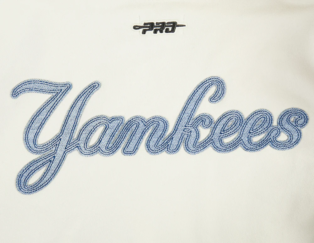 NEW YORK YANKEES VARSITY BLUES BIG BOY'S FLEECE PO HOODIE (LINEN) - Image 5