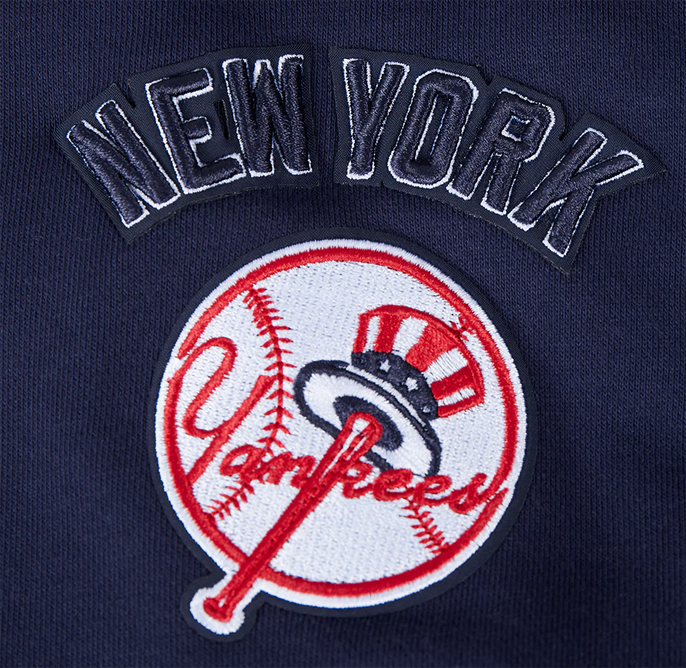 MLB NEW YORK YANKEES MASHUP WOMEN'S RIB CREWNECK (MIDNIGHT NAVY) - Image 6