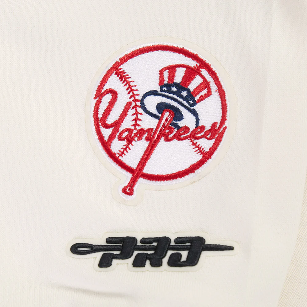 MLB NEW YORK YANKEES WINGSPAN WOMEN'S FLC CREWNECK (EGGSHELL) - Image 8