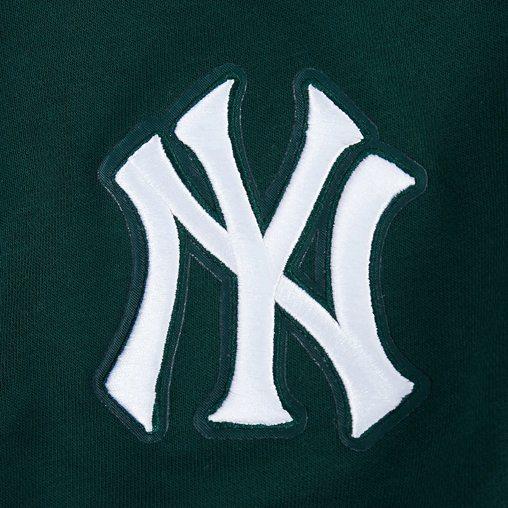 MLB NEW YORK YANKEES WINGSPAN WOMEN'S FLC CREWNECK (FOREST GREEN) - Image 5