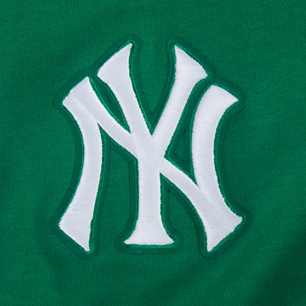 MLB NEW YORK YANKEES WINGSPAN WOMEN'S FLC CREWNECK (KELLY GREEN) - Image 7