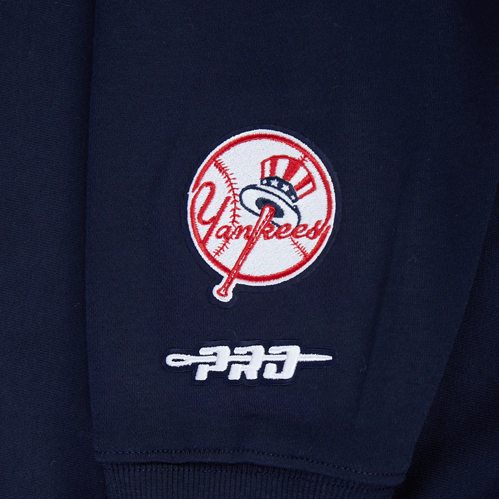 MLB NEW YORK YANKEES WINGSPAN WOMEN'S FLC CREWNECK (MIDNIGHT NAVY) - Image 7