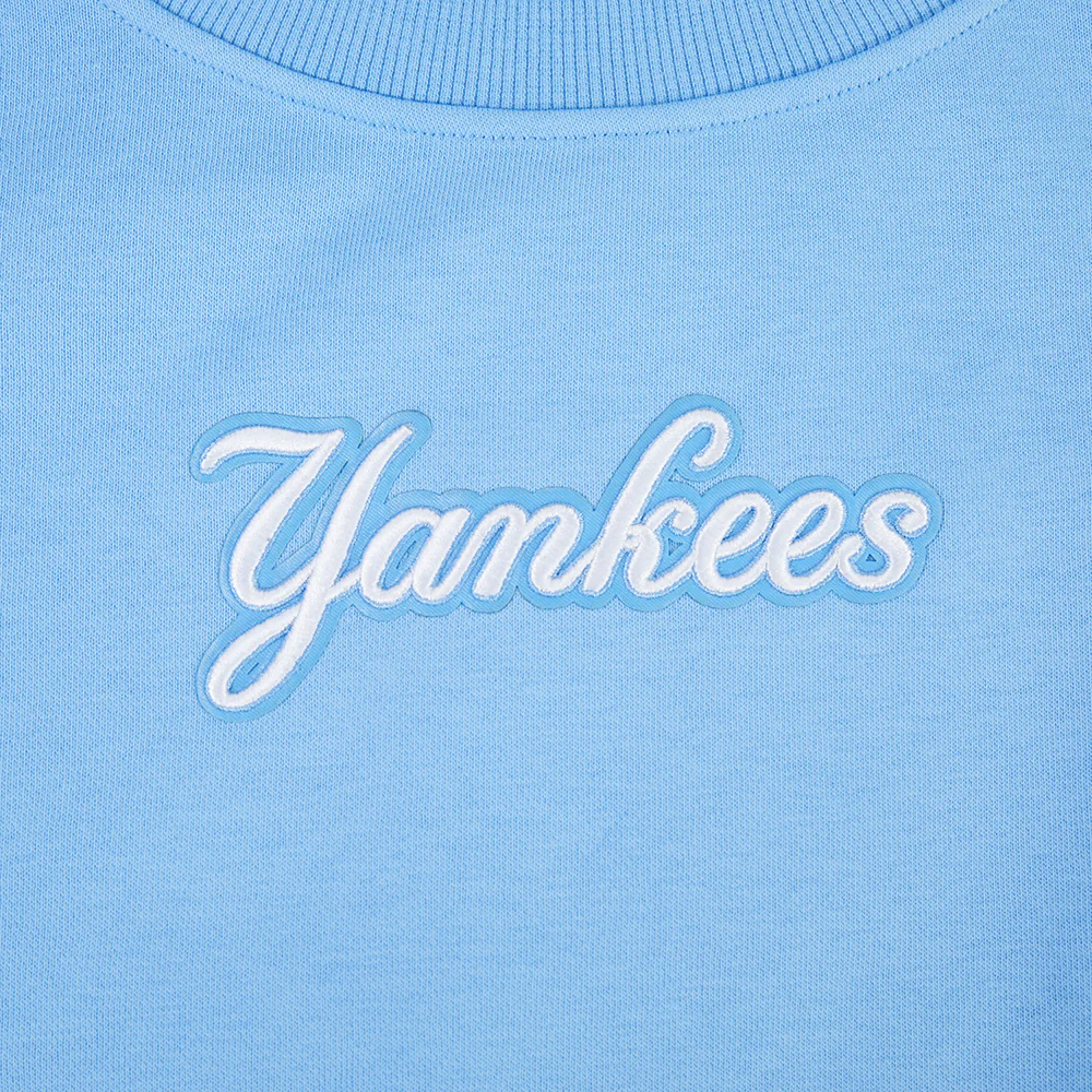 MLB NEW YORK YANKEES WINGSPAN WOMEN'S FLC CREWNECK (UNIVERSITY BLUE) - Image 5