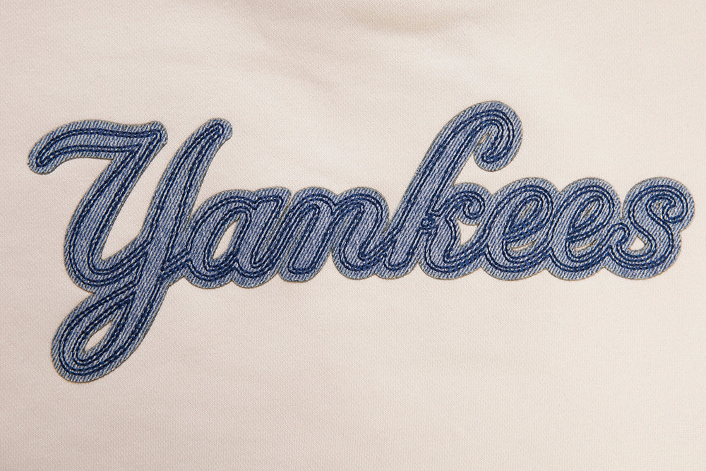 MLB NEW YORK YANKEES VARSITY BLUES WOMEN'S CREWNECK (LINEN) - Image 5