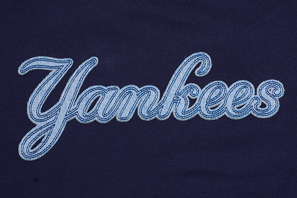 MLB NEW YORK YANKEES VARSITY BLUES WOMEN'S CREWNECK (MIDNIGHT NAVY) - Image 5