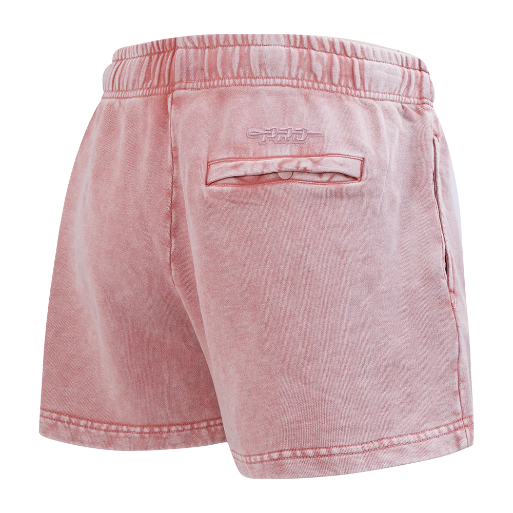 MLB NEW YORK YANKEES WASHED CLASSIC WOMEN'S ENZYME WASH FT SHORT (WASHED MAUVE) - Image 3