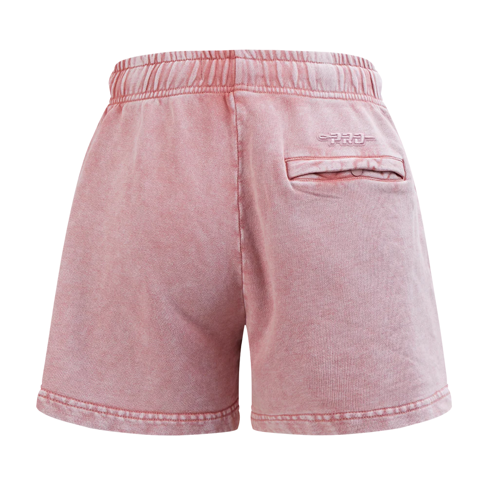 MLB NEW YORK YANKEES WASHED CLASSIC WOMEN'S ENZYME WASH FT SHORT (WASHED MAUVE) - Image 4