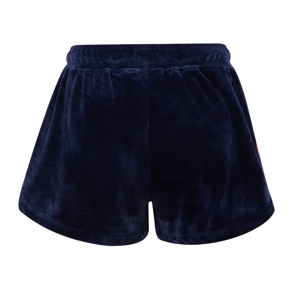 MLB NEW YORK YANKEES CLASSIC WOMEN'S VELOUR SHORT (MIDNIGHT NAVY) - Image 3
