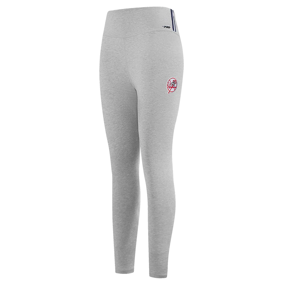 MLB NEW YORK YANKEES MASHUP WOMEN'S JERSEY LEGGING (HEATHER GREY)
