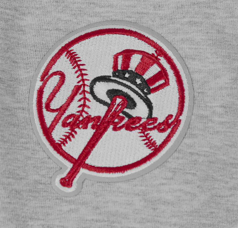 MLB NEW YORK YANKEES MASHUP WOMEN'S JERSEY LEGGING (HEATHER GREY) - Image 5