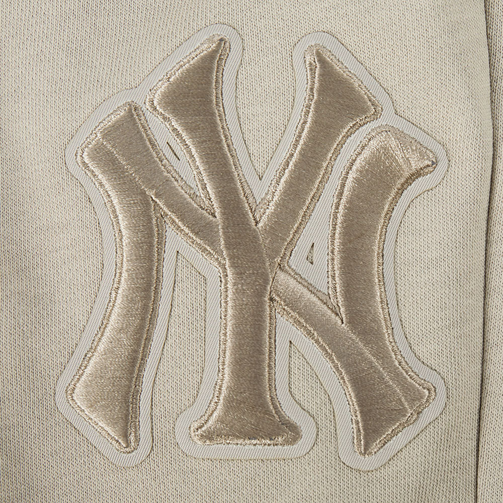 MLB NEW YORK YANKEES WINGSPAN WOMEN'S STRAIGHT LEG SWEATPANT (TAUPE) - Image 6