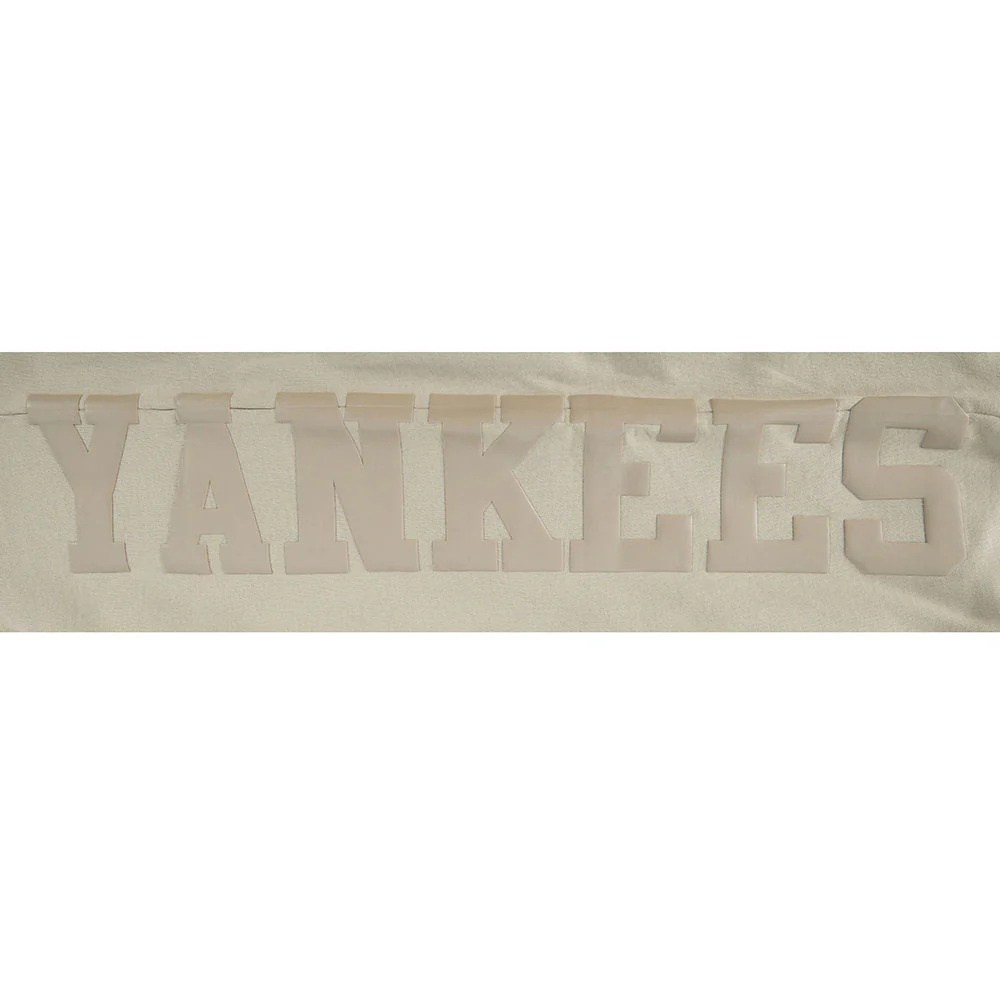 MLB NEW YORK YANKEES WINGSPAN WOMEN'S STRAIGHT LEG SWEATPANT (TAUPE) - Image 7