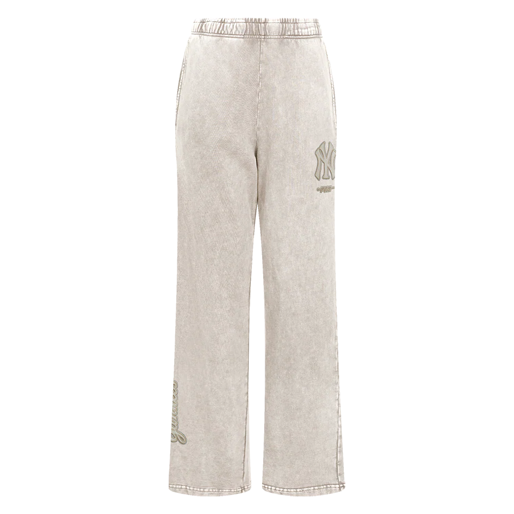 MLB NEW YORK YANKEES WASHED CLASSIC WOMEN'S ENZYME WASH FT STRAIGHT LE (WASHED WARM SLATE) - Image 2
