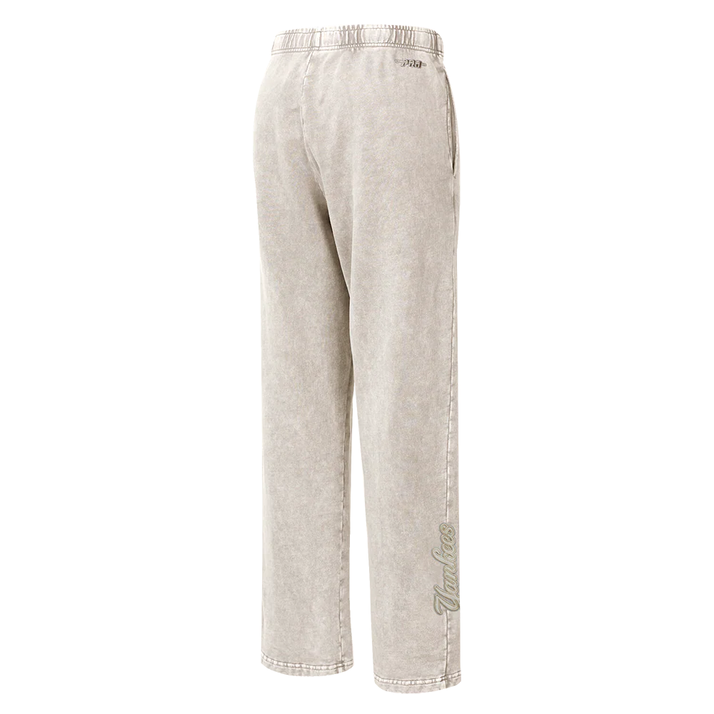 MLB NEW YORK YANKEES WASHED CLASSIC WOMEN'S ENZYME WASH FT STRAIGHT LE (WASHED WARM SLATE) - Image 3