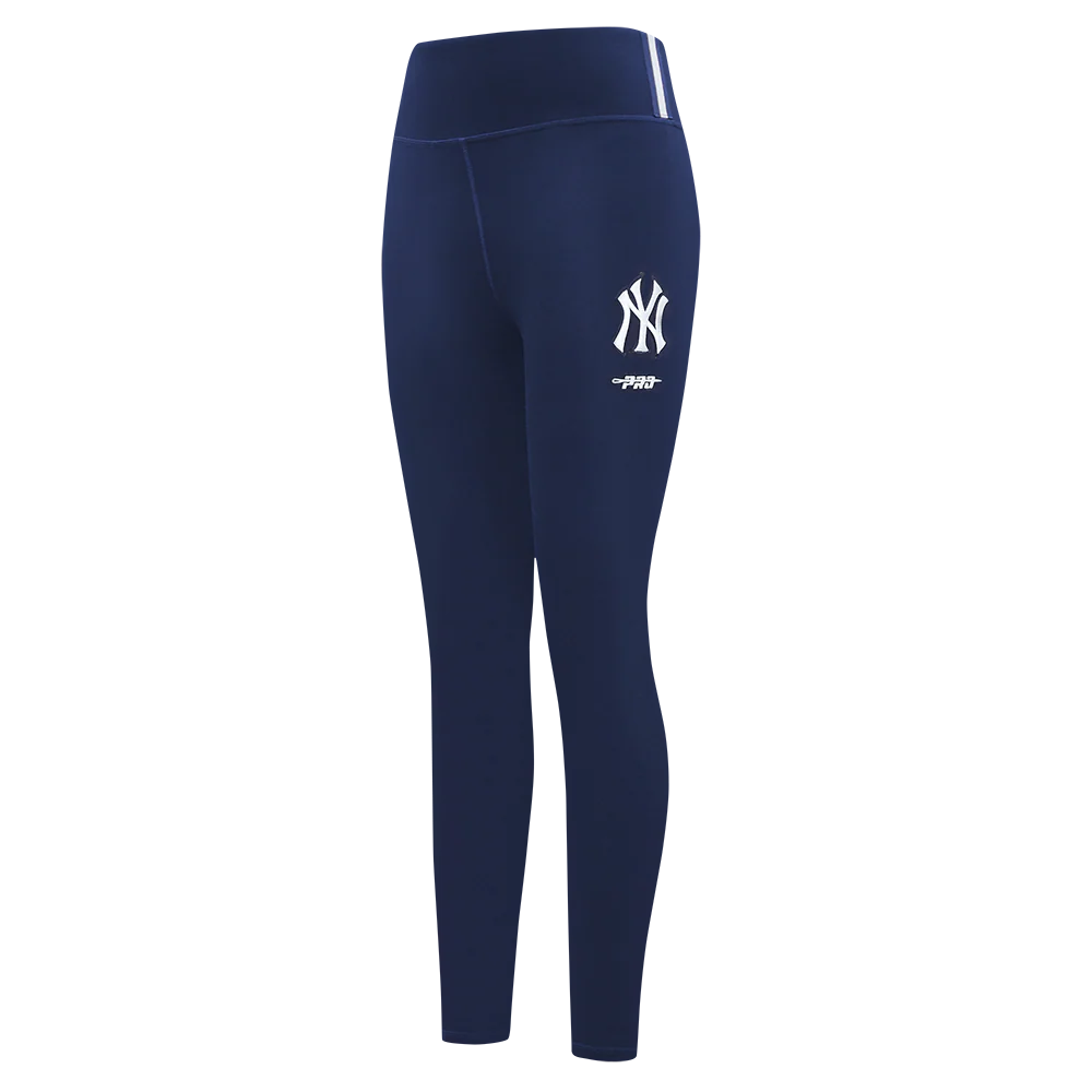 MLB NEW YORK YANKEES CLASSIC CHENILLE WOMEN'S HW JERSEY LEGGING (MIDNIGHT NAVY) - Image 4