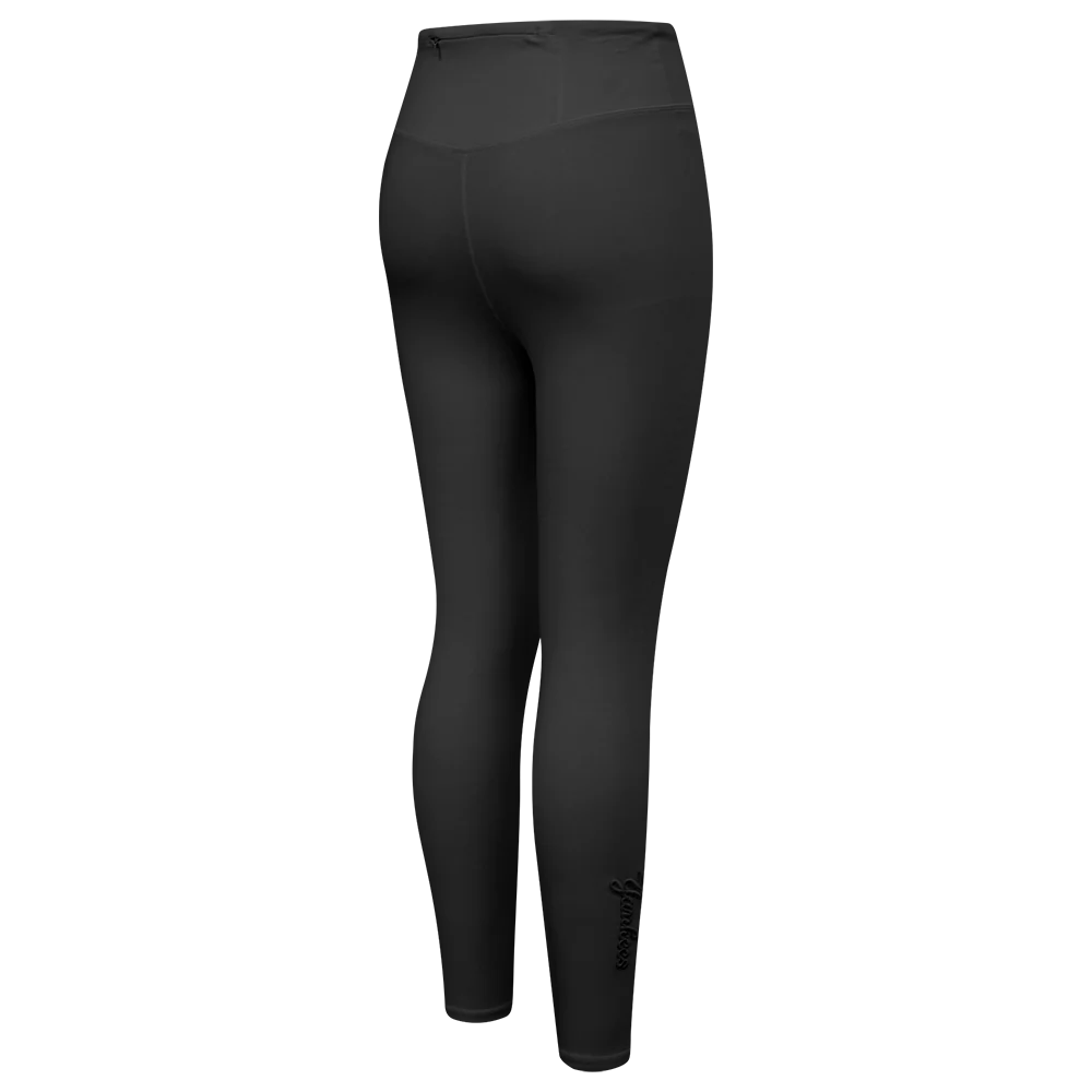 MLB NEW YORK YANKEES NEUTRAL WOMEN'S JERSEY LEGGING (BLACK) - Image 4