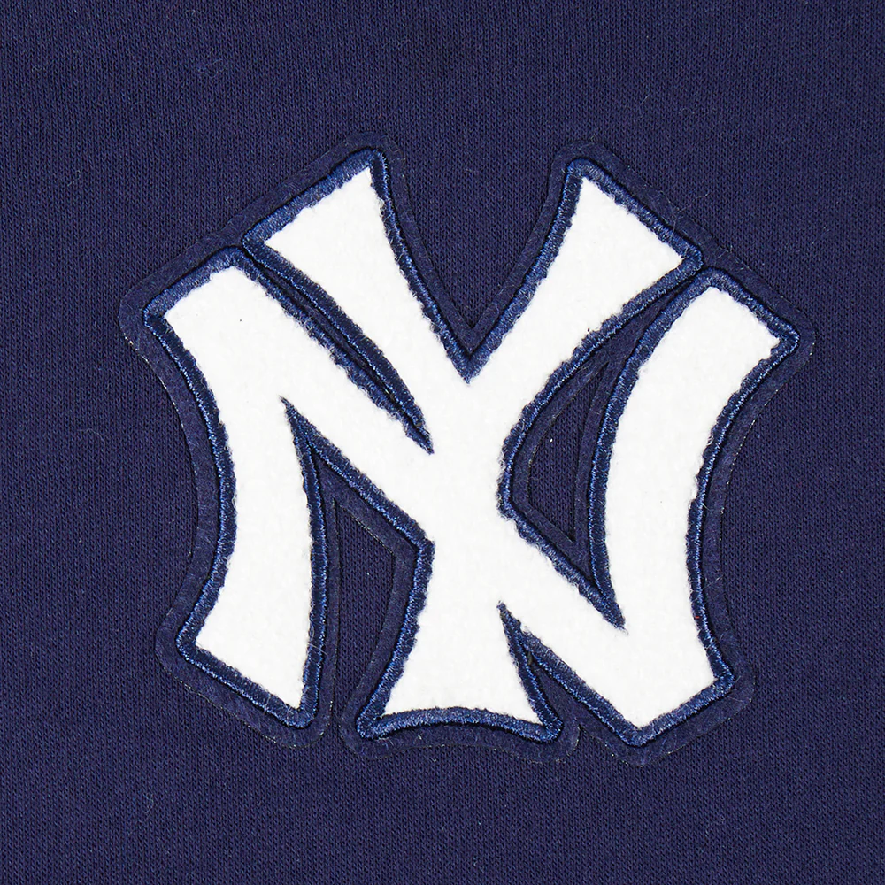 MLB NEW YORK YANKEES RETRO CLASSIC TODDLER BOYS RIB FLEECE PULLOVER HOODIE (MIDNIGHT NAVY) - Image 5
