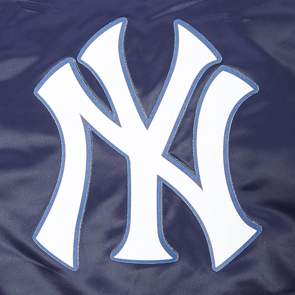 MLB NEW YORK YANKEES CLASSIC TODDLER BOYS SATIN JACKET (MIDNIGHT NAVY) - Image 5