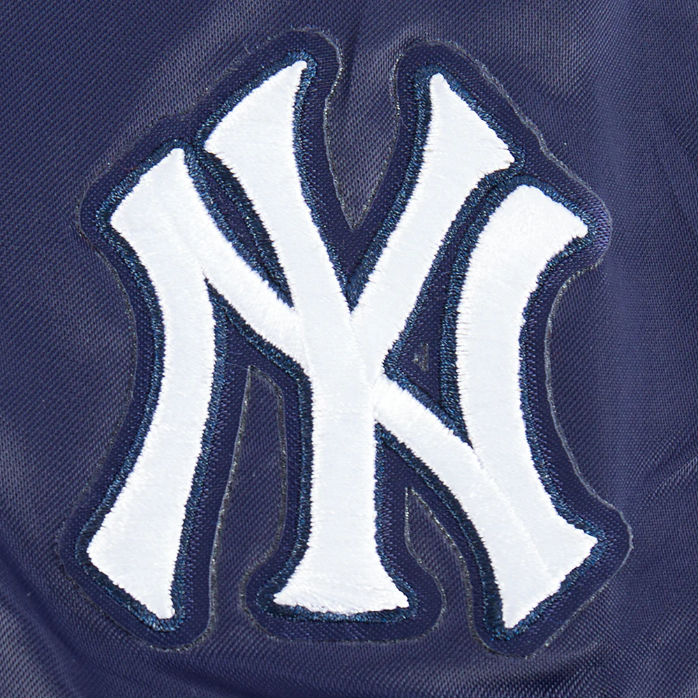 MLB NEW YORK YANKEES CLASSIC TODDLER BOYS SATIN JACKET (MIDNIGHT NAVY) - Image 6