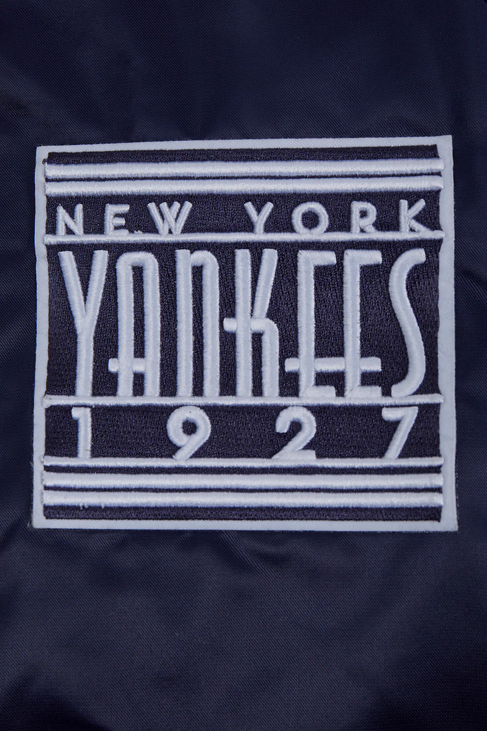 MLB NEW YORK YANKEES RETRO CLASSIC WOMEN'S RIB SATIN JACKET (MIDNIGHT NAVY) - Image 6