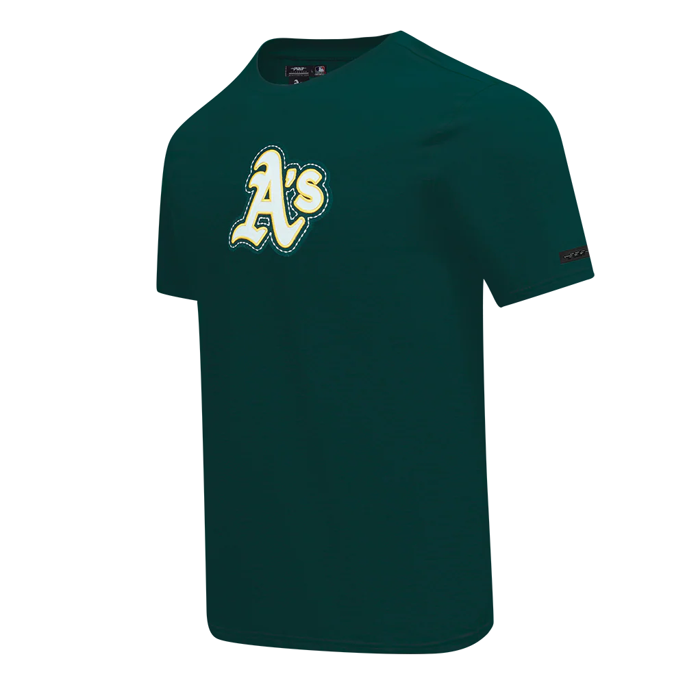 OAKLAND ATHLETICS REBEL ATHLETICS MEN'S SJ TEE (FOREST GREEN) - Image 2