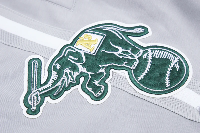 MLB OAKLAND ATHLETICS CLASSIC CHENILLE MEN'S SHORT (GRAY) - Image 6