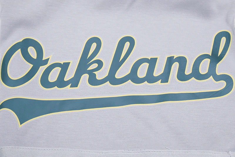 MLB OAKLAND ATHLETICS CLASSIC CHENILLE MEN'S SHORT (GRAY) - Image 7
