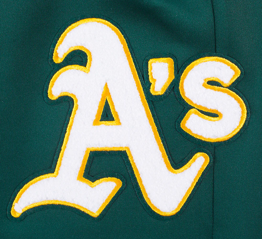 MLB OAKLAND ATHLETICS CLASSIC MEN'S DK TRACK PANT (FOREST GREEN) - Image 6