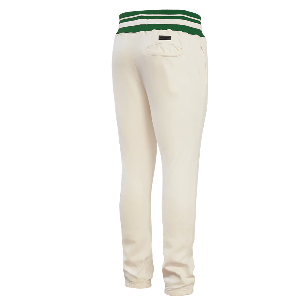 MLB OAKLAND ATHLETICS RETRO CLASSIC MEN'S SWEATPANT (EGGSHELL/ KELLY GREEN) - Image 4