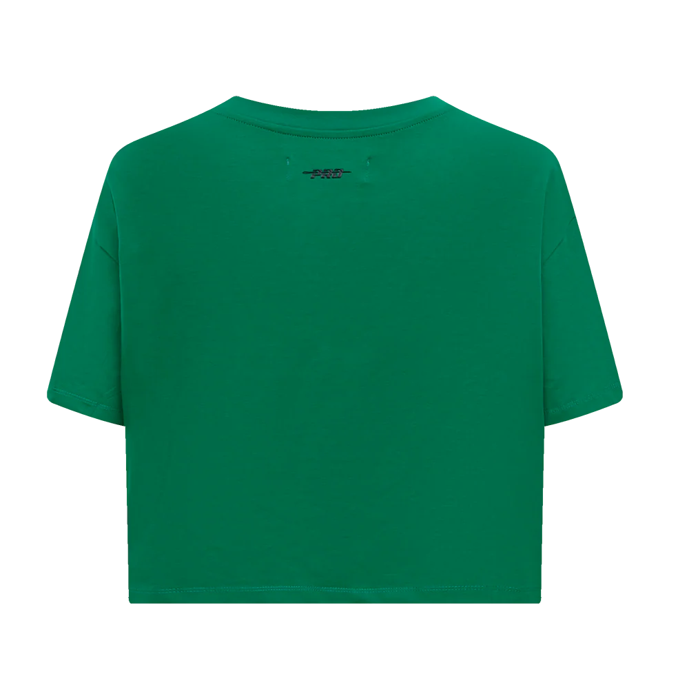 MLB OAKLAND ATHLETICS RETRO CLASSIC WOMEN'S BOXY TOP (KELLY GREEN) - Image 10